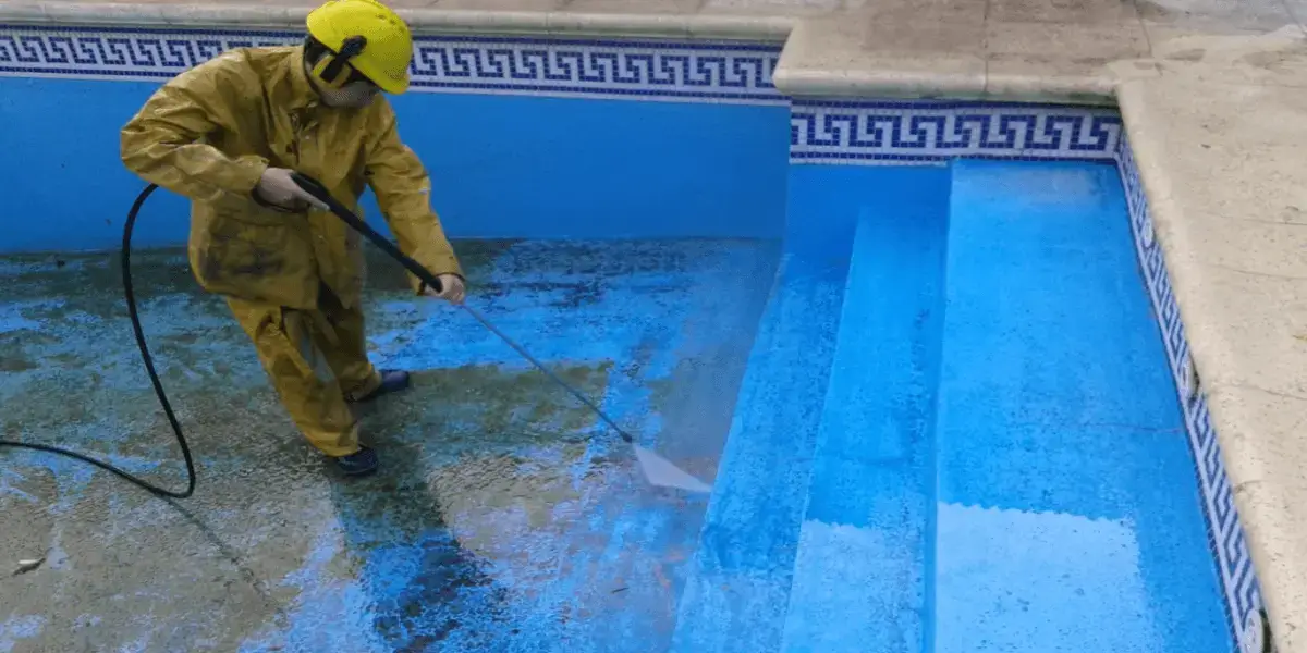 Pintura alberca proceso